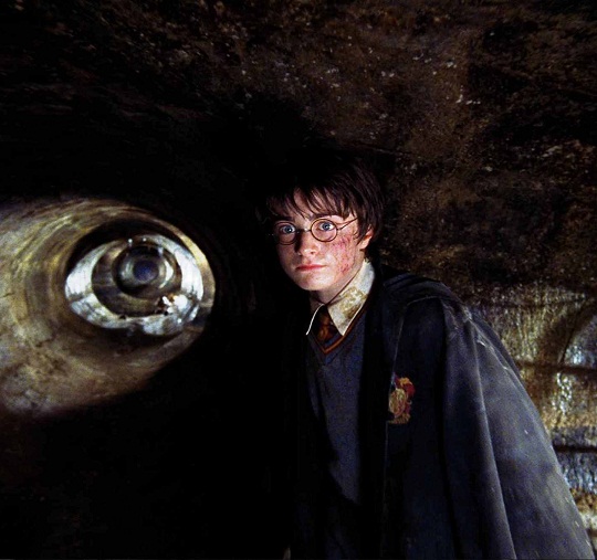 harry potter in tunnel