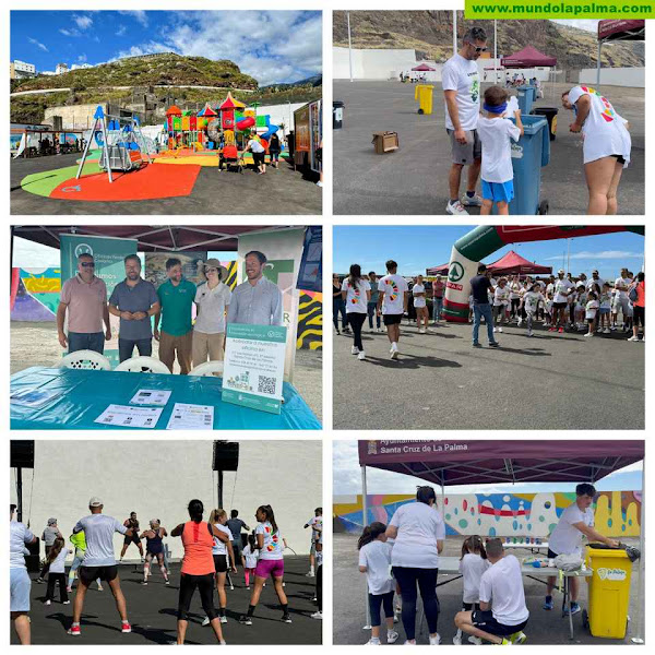 Éxito de participación familiar este sábado con la celebración de la Eco Race Santa Cruz de La Palma en el COP