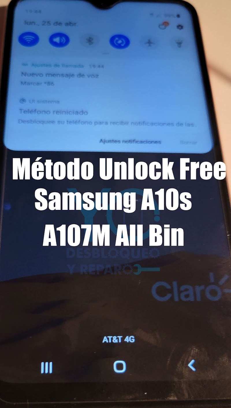 Unlock Free Samsung A10S A107M U5 Metodo