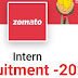 Zomato Intern Recruitment-2024