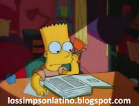 bart reprueba, los simpson latino