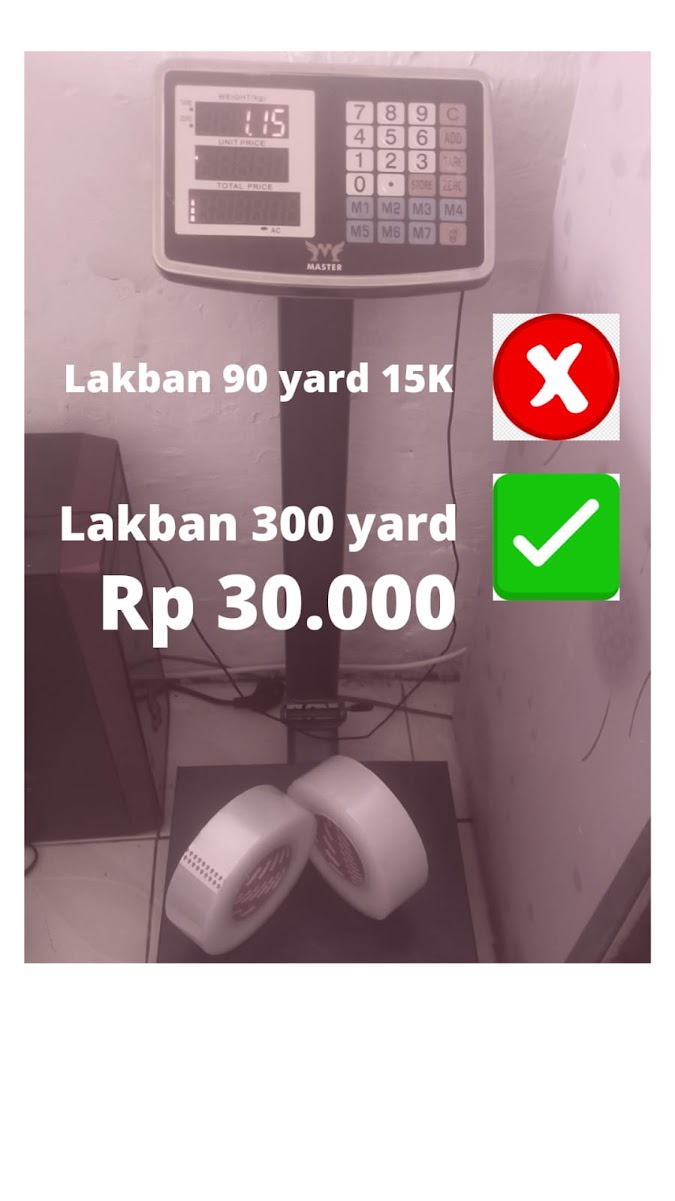 Lakban grosir harga 30ribu panjang 274 meter