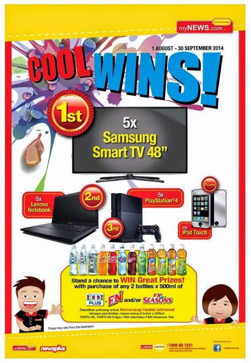 MyNews F&N Cool Wins Contest : Win Samsung Smart TV ...