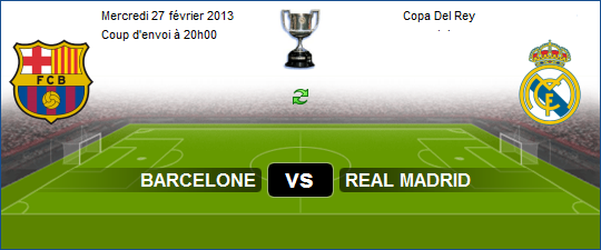 aljazzerasport +2 ::Copa Del Ray : Regarder Match En Direct sur aljazeera sport FC Barcelone vs Real Madrid Le 27-02-2013     