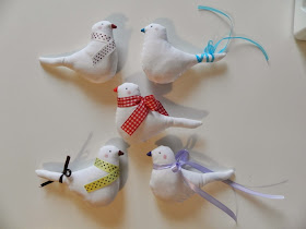Coton et Création : oiseaux Tilda