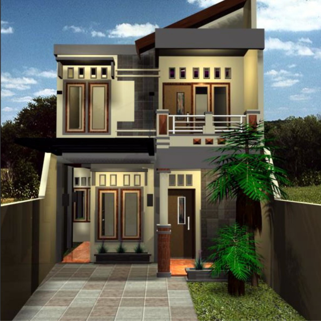 Desain Rumah Minimalis 2 Lantai Tampak Depan Desain Rumah Minimalis