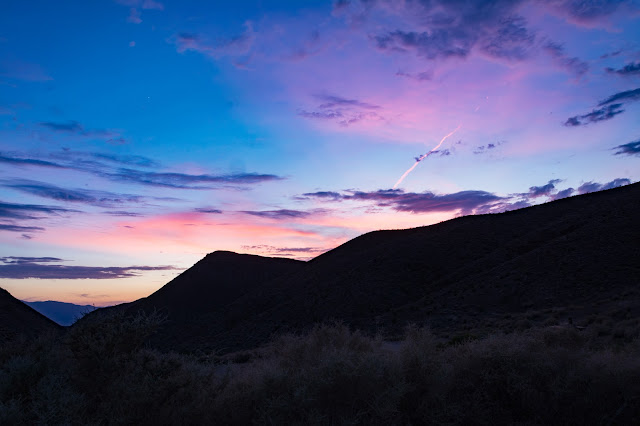Sunset at Wildrose Campground, Death Valley National Park