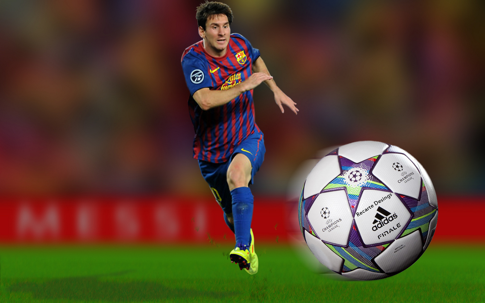 Barcelona FC wallpapers: Messi 2011 3D wallpapers