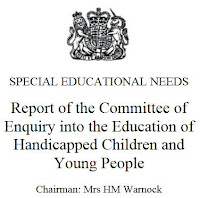 http://www.educationengland.org.uk/documents/warnock/warnock1978.html