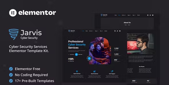 Best Cyber Security Services Elementor Template Kit