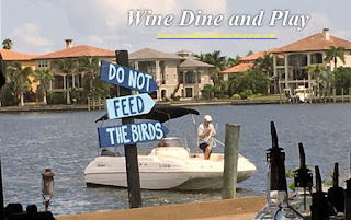 The inlet called the Narrows attaching to Boca Ciega Bay view from the Seabreeze Island Grill