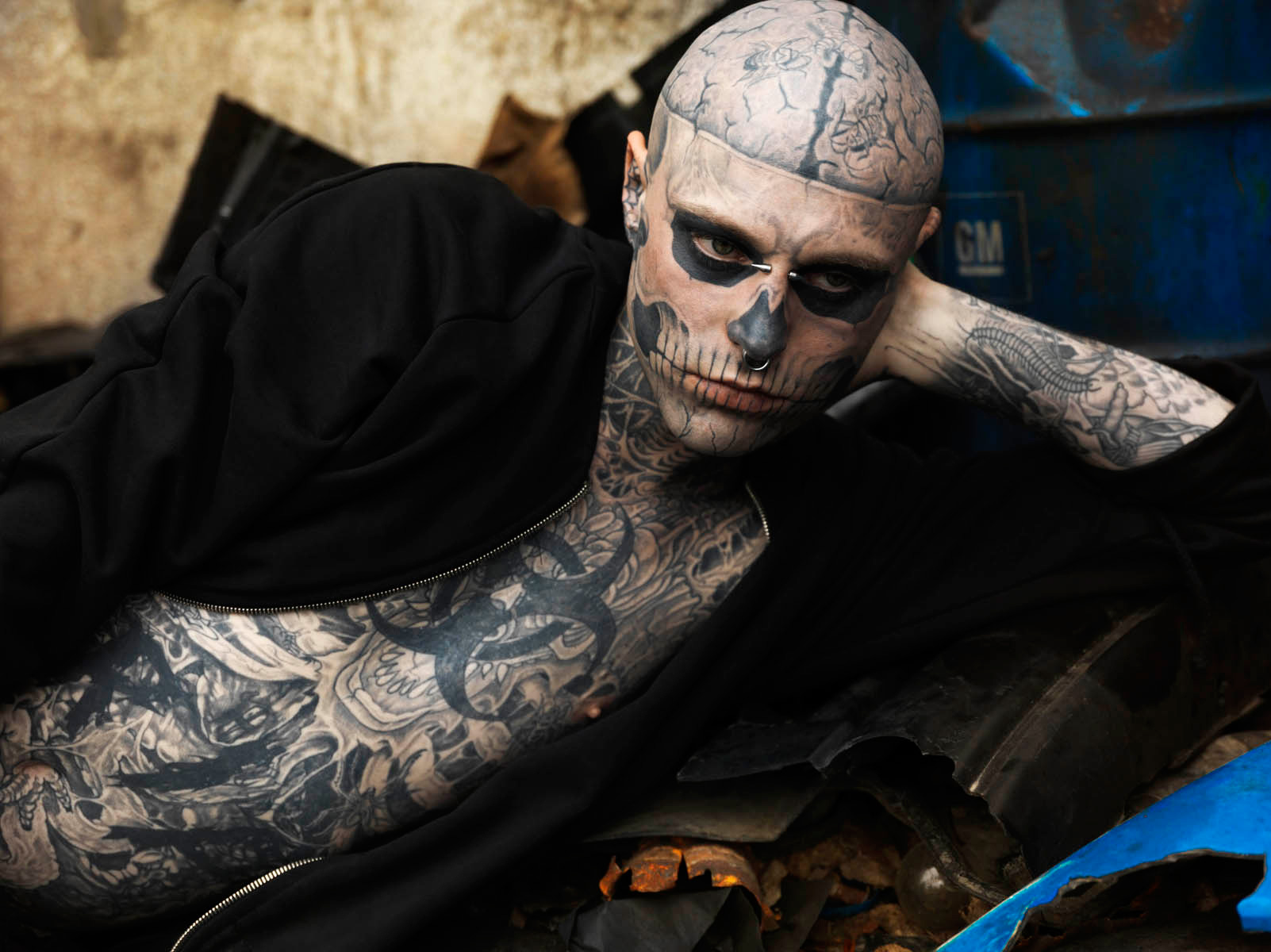 Rick Genest for VIVA magazine