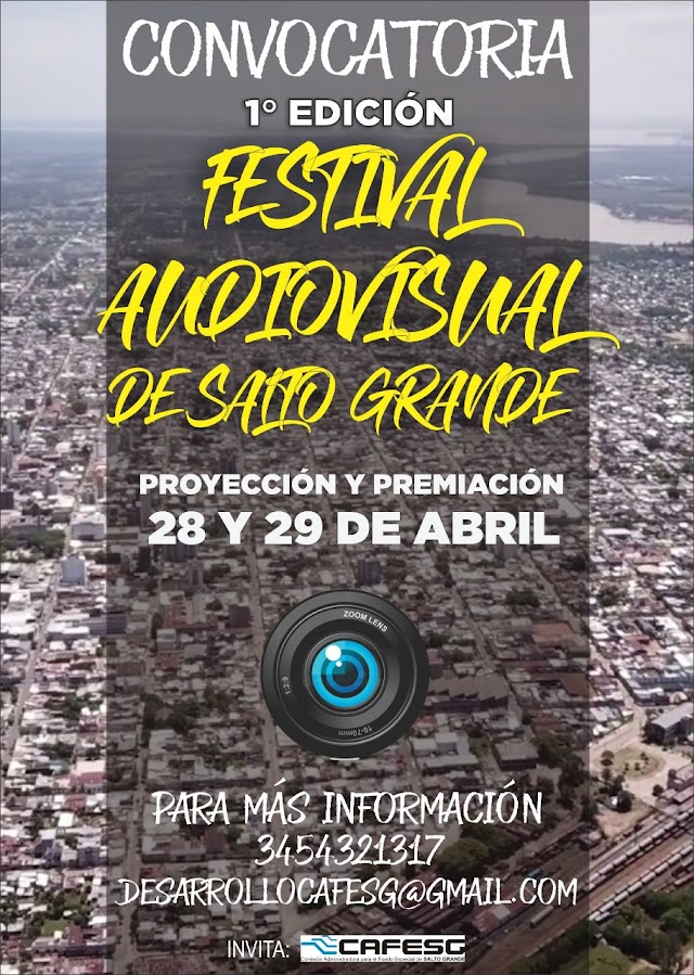Convocan al 1° Festival Audiovisual de Salto Grande