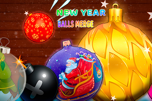 New Year Balls Merge
