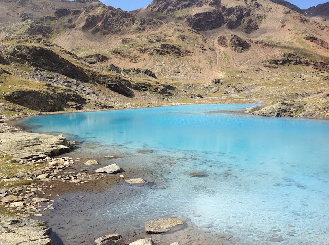 lago azzurro in Val Sobretta