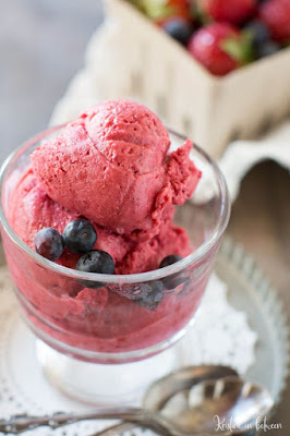 Raspberry Red Velvet Frozen Yogurt