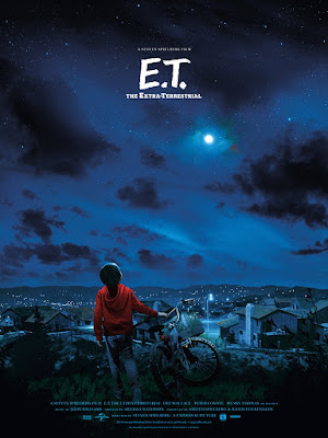 MondoCon 4 Exclusive E.T. Movie Poster Screen Print by Jim Titus x Mondo