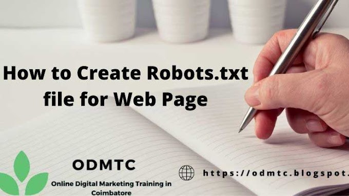 How to Create Robot.txt File for Website