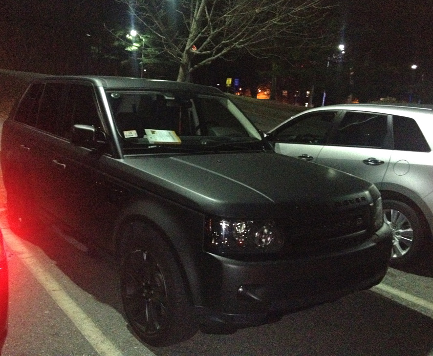 Matte Black Range Rover Sport Bentley 