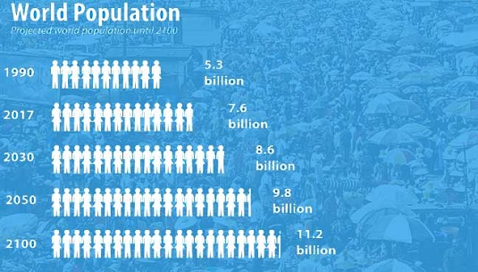 domba2domba Populasi Dunia  Akan Mencapai 9 8 Bilion Pada 