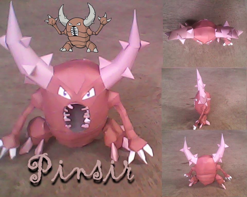 Pokemon Pinsir Papercraft