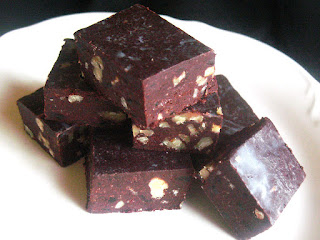 Dark Chocolate Beetroot Fudge