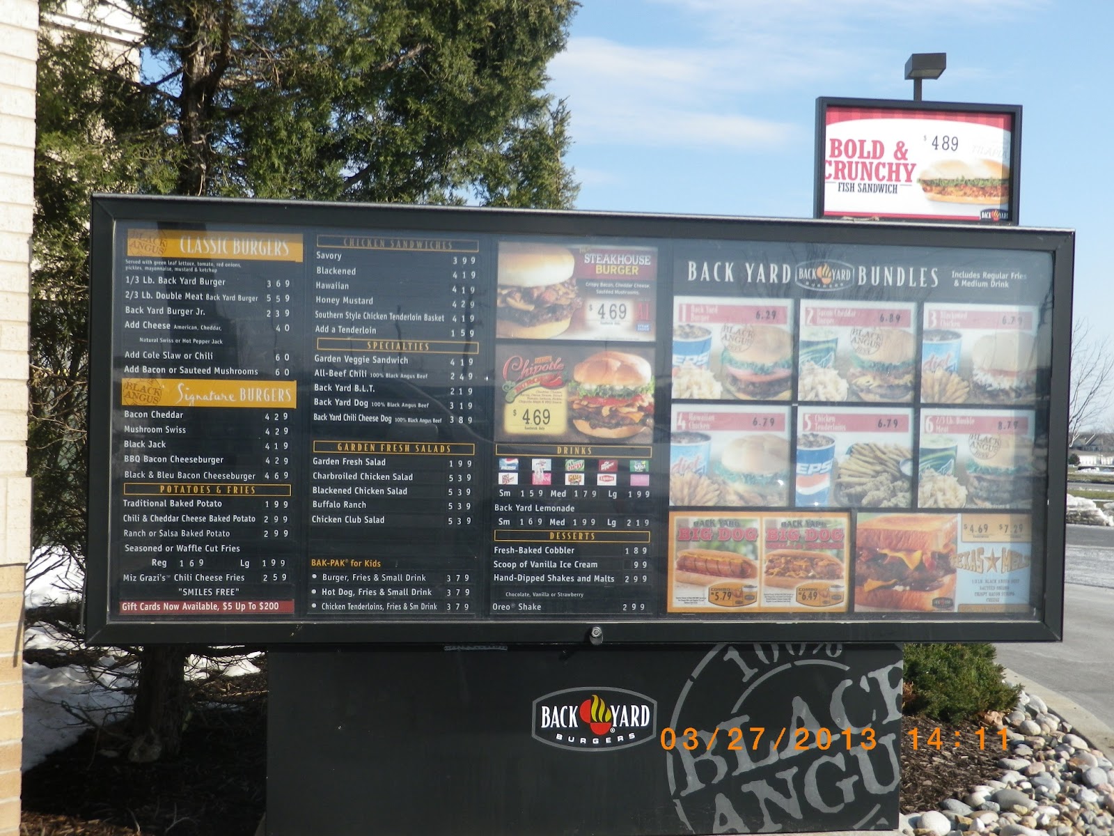 VC Menu Backyard Burgers Olathe KS