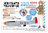 Hasegawa 1/20 STRIKE WITCHES CHARLOTTE E. YEAGER w/P-51D Mustang(SP431) English Color Guide & Paint Conversion Chart