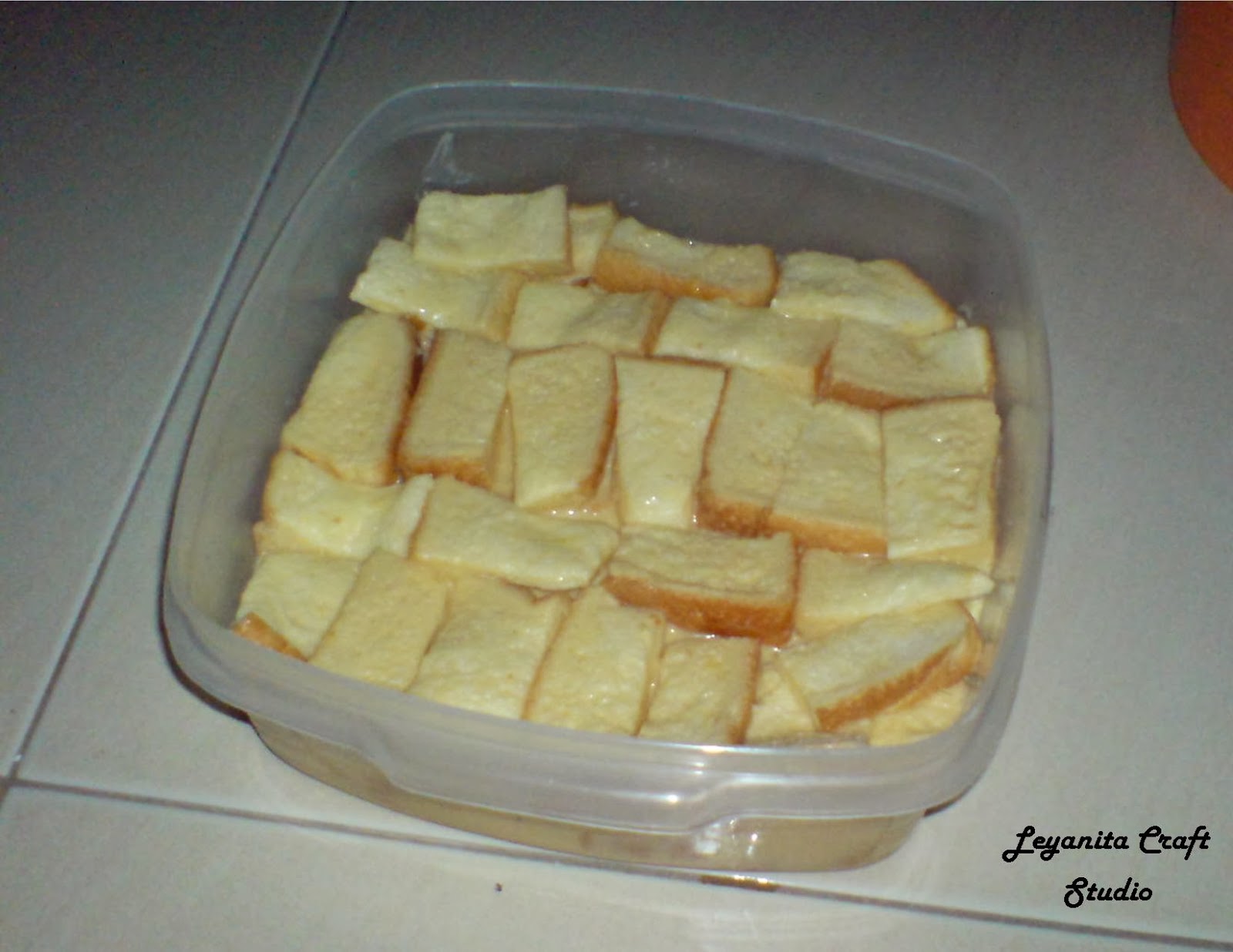 Resepi: Puding Roti Kukus >> Mudah dan Cepat  Leyanita 