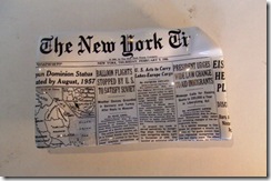 NY TIMES ASHTRAY