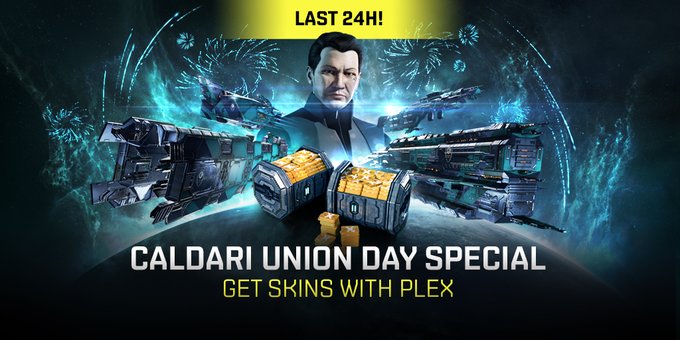 Last 24 hours for SKIN/PLEX Sale at Eve Online