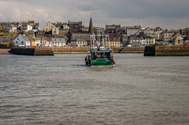 Photo of Our James, the local fishing boat that we followed into Maryport