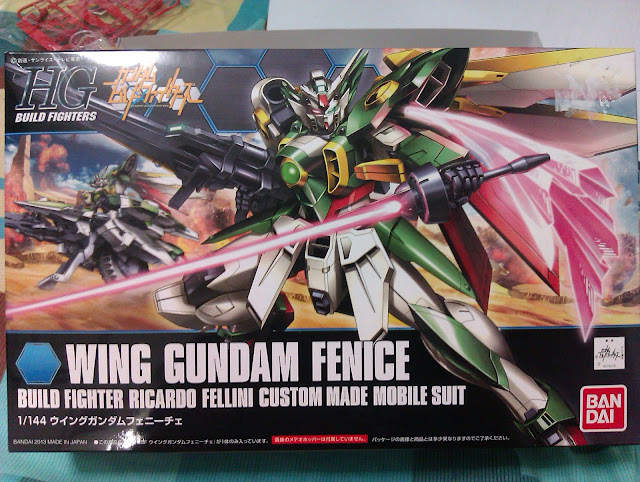 HG 1/144 Wing Gundam Fenice from Bandai Box