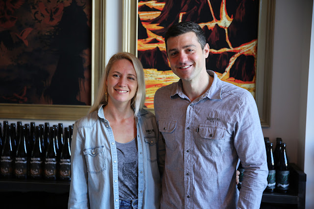 Jess and Doug Reiser, co-owners of Asheville's Burial Beer Co.