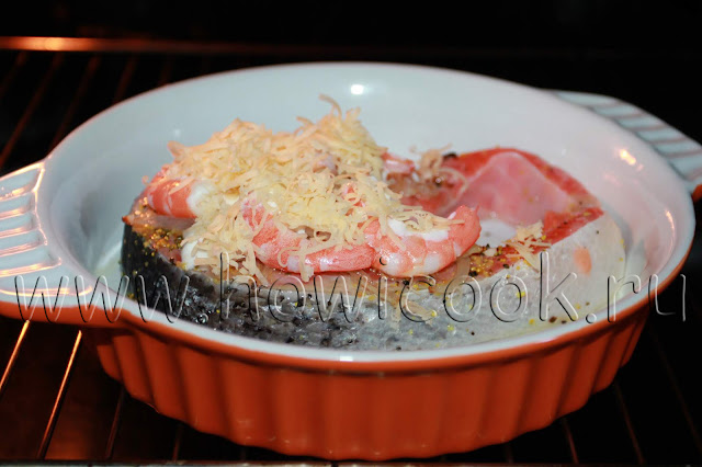 рецепт семги с креветками с пошаговыми фото