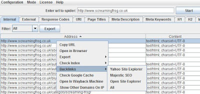 4. ScreamingFrog Spider SEO