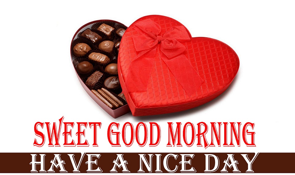 Heart Shape Romantic Good Morning Chocolate Image HD