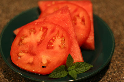 tomato watermelon salad