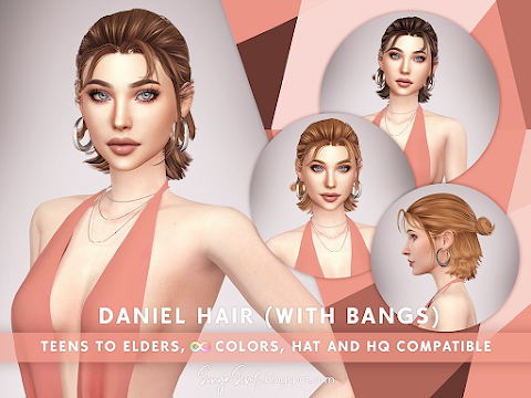 Daniel hair for Females (With Bangs)