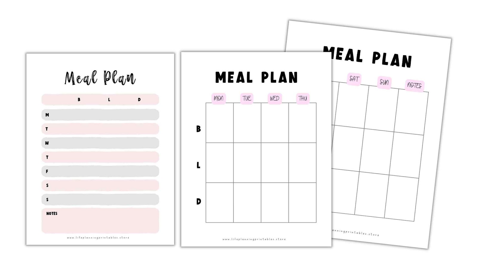 Meal Planning Free Printable For Beginners
