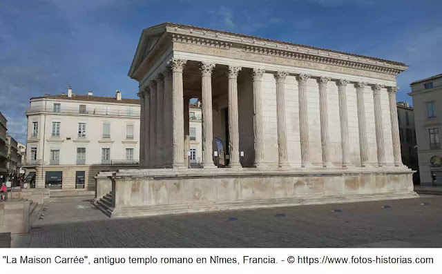 La Maison Carrée - Templo del Imperio Romano en Nîmes