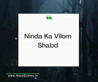 Ninda Ka Vilom Shabd