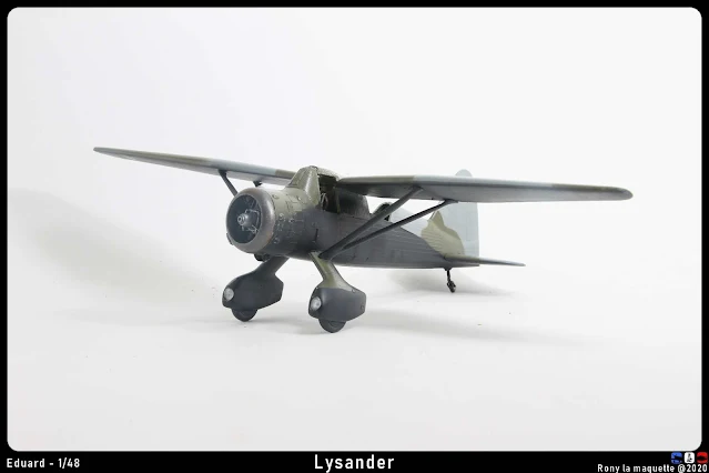 Le capot moteur du Lysander d'Eduard au 1/48.