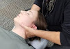 Dr. Lew adjusting the neck