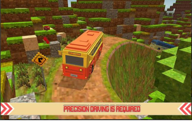 Game Mengemudi Android Terbaik City Bus Simulator Craft Inc MOD APK