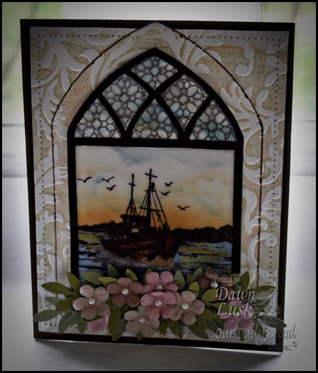 The Waves on the Sea, Cathedral Window-Marble, Cathedral Window Die, Our Daily Bread designs