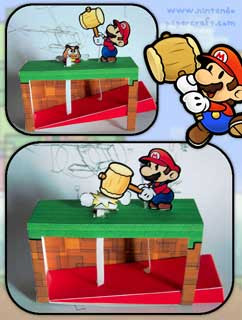 Super Mario Papercraft Automata