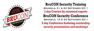 BruCON – Belgium’s First Security Conference