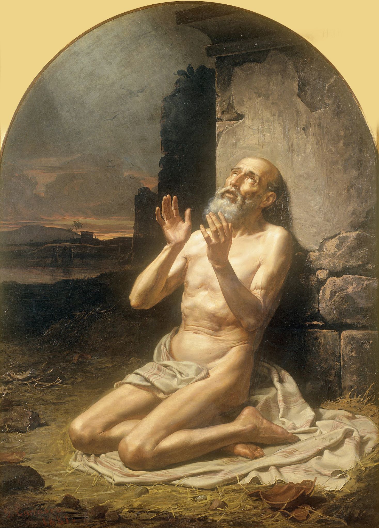 Gonzalo_Carrasco_-_Job_on_the_Dunghill_-_Google_Art_Project