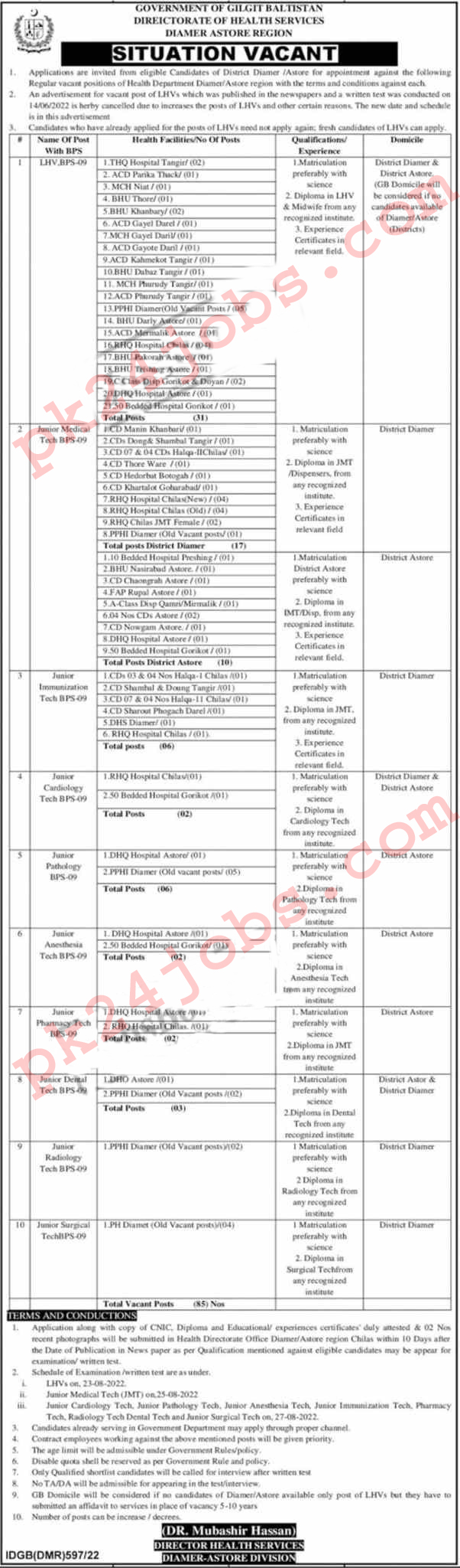 Health Department Jobs 2022 - Government Jobs 2022